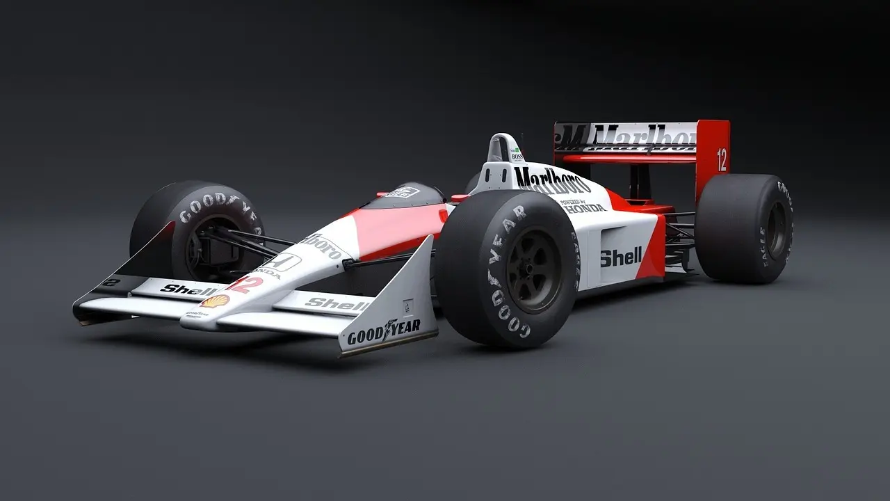 Klassisk Formel 1-racerbil